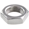 Гайка низкая с левой резьбой DIN 439 тип B с фаской нержавеющая сталь А2