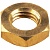 Гайка низкая М2,5 DIN 439 латунь